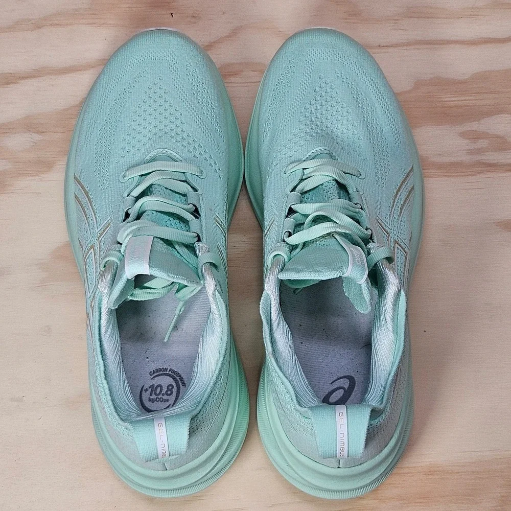 ASICS Gel-Nimbus 26 Womens Running Shoes Mint Sea Glass 1012B601 Size 7.5